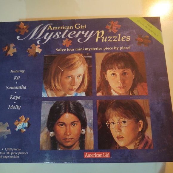UNOPENED American Girl Jigsaw Puzzle - 4 Mystery Mini Puzzles 300 pieces - Picture 2 of 3